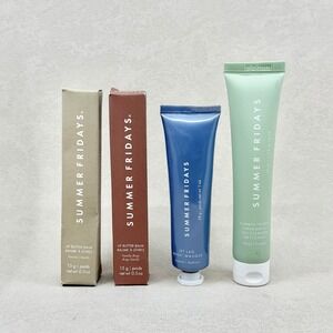 Summer Fridays Bundle Jet Lag Super Amino Vanilla Balm Vanilla Beige Balm NEW